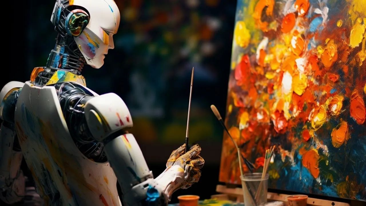 Robots de IA: así son los aprendices de pintor en la era digital ¿Cómo aprenden a pintar los robots de inteligencia artificial?