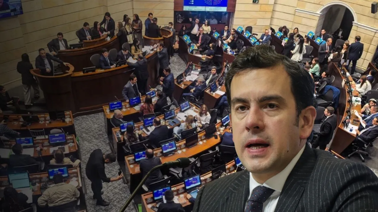Rodrigo Lara dejó la sesión de la ley de sometimiento en el Congreso Video | Así se fue Rodrigo Lara del Congreso la noche en que perdió el Ministerio del Interior