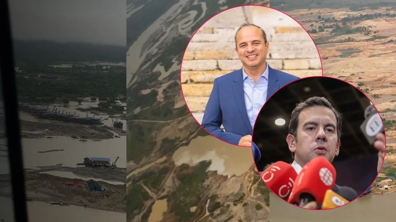 Rodrigo Lara, ministro del Interior, le respondió al senador Juan Espinel Imágenes: así se ve el Bajo Cauca por minería ilegal, piden acciones al Gobierno Nacional