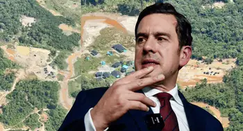Rodrigo Lara sobrevoló minas ilegales del Baudó (Chocó) y anunció medidas. Rodrigo Lara sobrevoló minas ilegales en Chocó y anunció medidas contra la 'gran minería criminal'