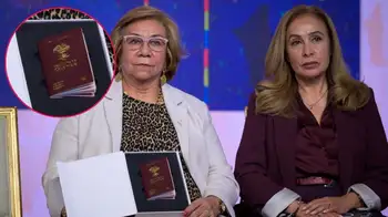 Rosa Yolanda Villavicencio presenta el nuevo pasaporte colombiano. Nuevo pasaporte colombiano: ¿qué pasará con los vigentes?, Gobierno garantiza "seguridad digital"