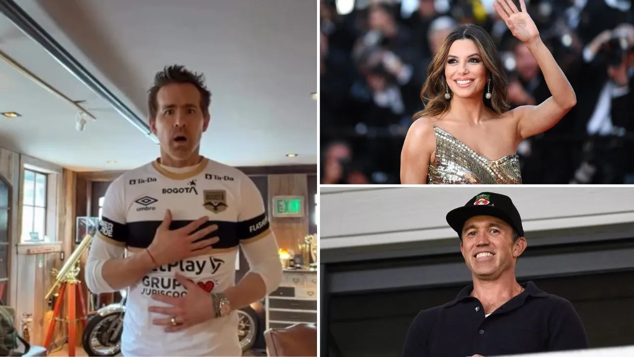 Ryan Reynolds y los famosos detrás del nuevo club bogotano De la pantalla al estadio: ¿quiénes son los famosos detrás del Inter de Bogotá?