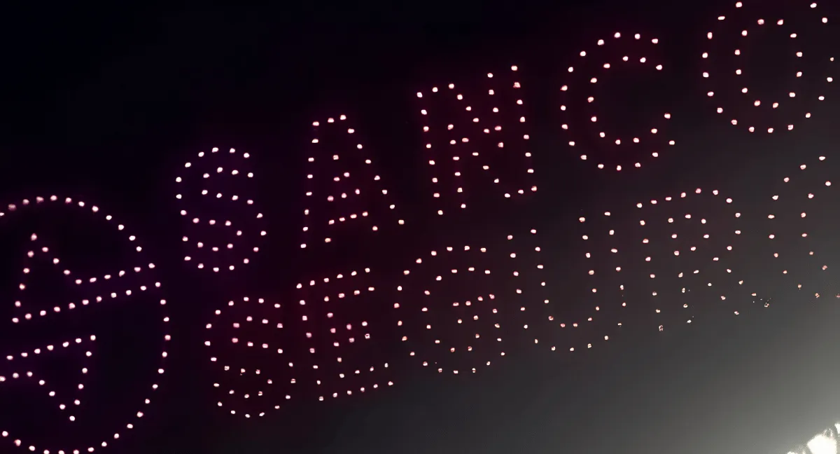 Sancor Seguros publicó un mensaje para Messi tras los silbidos en el show de drones. "Cuando está Leo, el que brilla es solo él", el mensaje de Sancor Seguros a Messi por show de drones