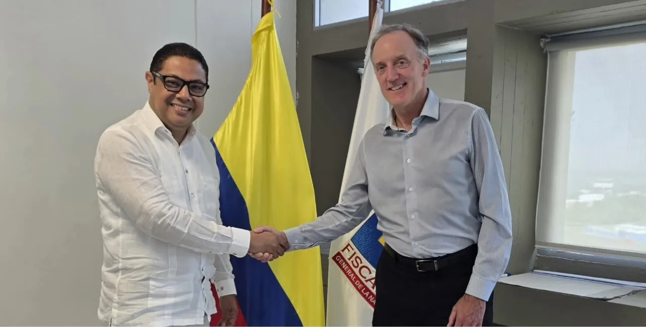 Scott Campbell y Romel David Arévalo. Alto Comisionado de la ONU tuvo reunión en Barranquilla por hechos criminales: esto se sabe