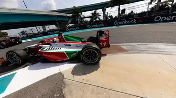 Sebastián Montoya Sebastián Montoya remontó, sufrió y sumó puntos en el GP de Miami de la F2