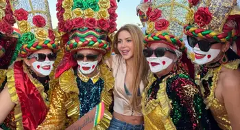 Shakira. El emotivo encuentro de Shakira con artistas del Carnaval de Barranquilla en Madrid: ¿qué pasó?