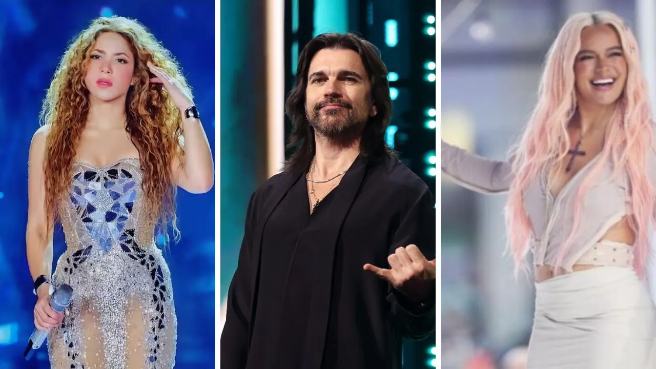 Shakira, Karol G y Juanes. Artistas colombianos ganadores en los Premios Lo Nuestro 2026: quiénes fueron galardonados