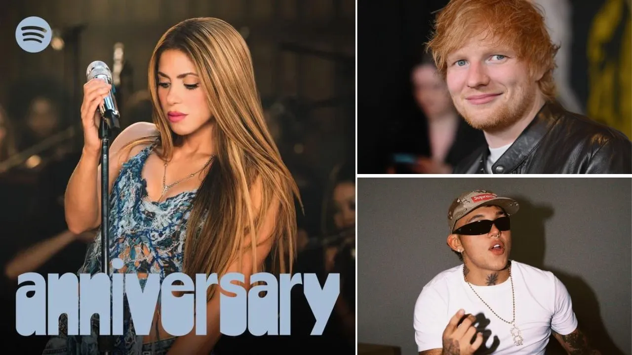 Shakira lanza nuevas versiones para celebrar su aniversario Shakira celebra su aniversario con nueva versión de 'Hips Don’t Lie' junto a Ed Sheeran y Beéle