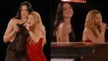 Shakira y Dua Lipa cantaron ‘Antología’ juntas en Madrid. Shakira y Dua Lipa cantan ‘Antología’ juntas en Madrid: la historia que comenzó en Bogotá