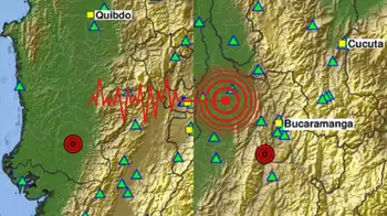 Sismo hoy en Colombia: volvió a despertarse la actividad sísmica en Santander y Chocó Sismo hoy en Colombia: volvió a despertarse la actividad sísmica en Santander y Chocó