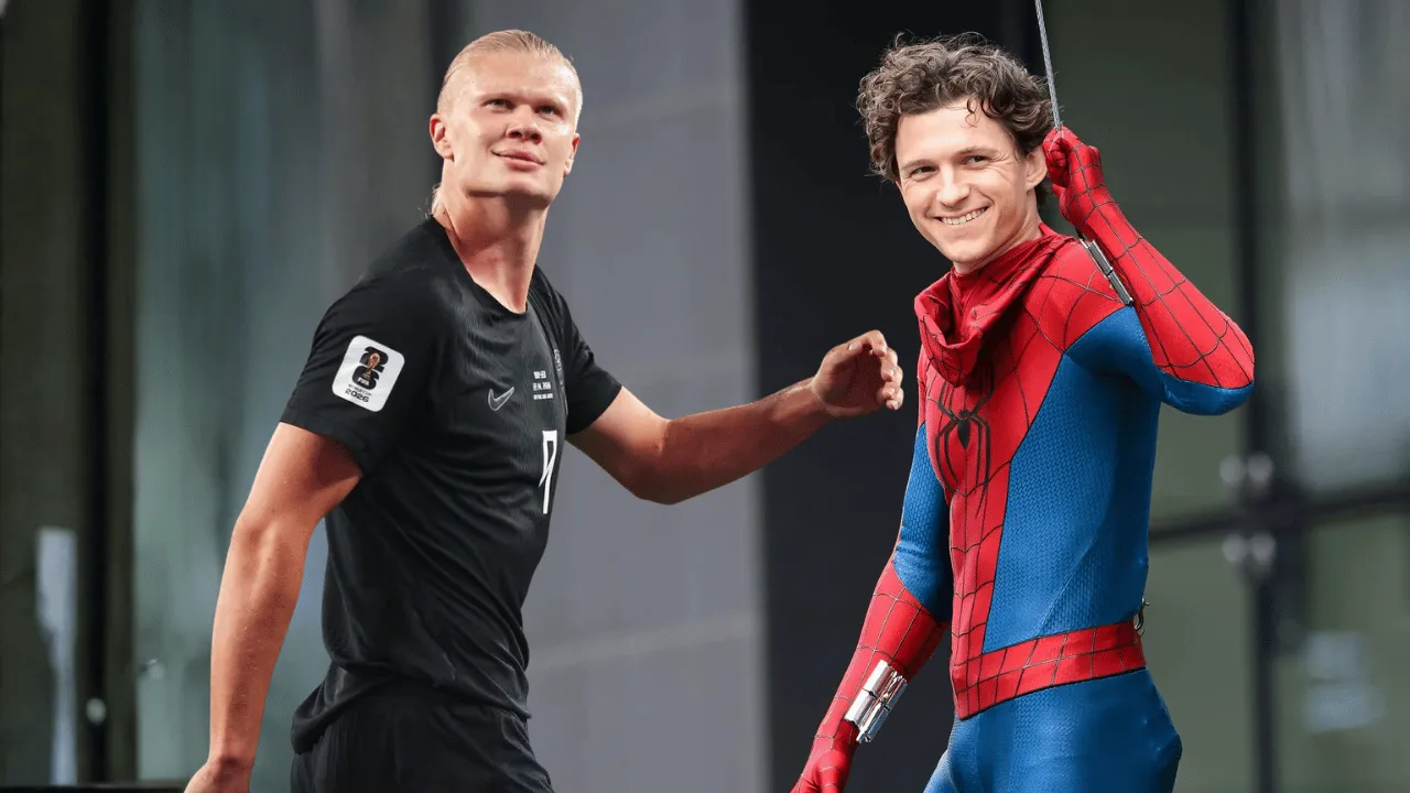 Spider-Man invitó a cenar a Haaland, y el noruego lo dejó en visto por semanas. Erling Haaland aceptó por fin la cena con Tom Holland: estos son todos los detalles