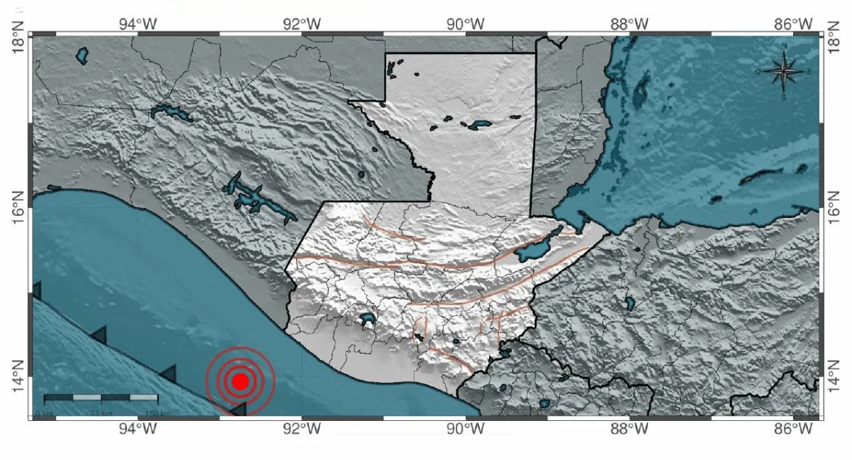 Temblor de magnitud 5.6 sacudió el Pacífico frente a Guatemala y México este sábado. Temblor hoy en Guatemala y México: sismo de magnitud 5.6 sacudió el Pacífico este sábado temprano