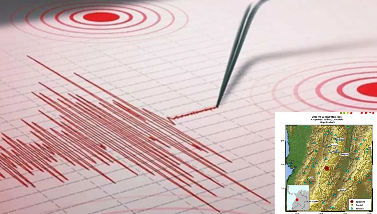 Temblor en Colombia: sismo de 4,5 en Chaparral se sintió en Cali Evacúan edificios de Cali, Ibagué y otras ciudades tras fuerte sismo de 4,5 en Chaparral