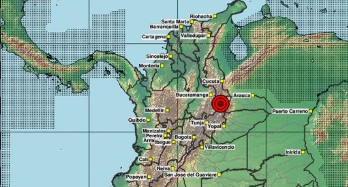 Temblor hoy en Colombia Fuerte temblor hoy 5 de octubre en Colombia: se sintió en parte del oriente, epicentro y magnitud