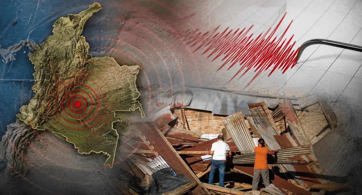 Temblor hoy en Colombia de magnitud 4 en Chocó. Nueva réplica hoy en Colombia: sismo de magnitud 4,1 y epicentro en Istmina, Chocó
