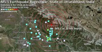 Terremoto en India este 6 de octubre causa pánico: qué magnitud y profundidad Terremoto en India este 6 de octubre causa pánico: qué magnitud y profundidad