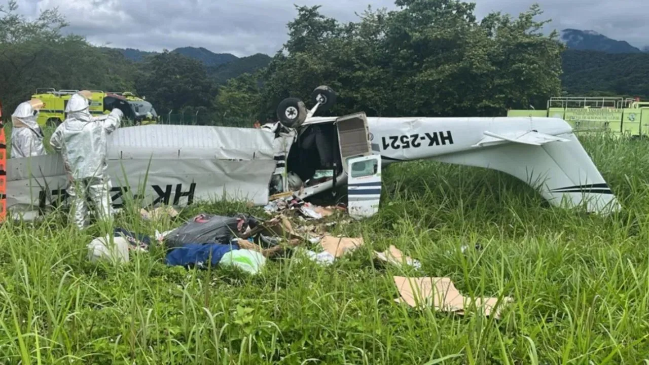 Tragedia aérea en el Meta: cuatro personas murieron Accidente aéreo en Villavicencio deja cuatro muertos: esto es lo que se sabe