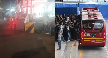 TransMilenio Caos hoy en el sur de Bogotá: dos estaciones y tres paradas de TransMilenio suspendieron operación
