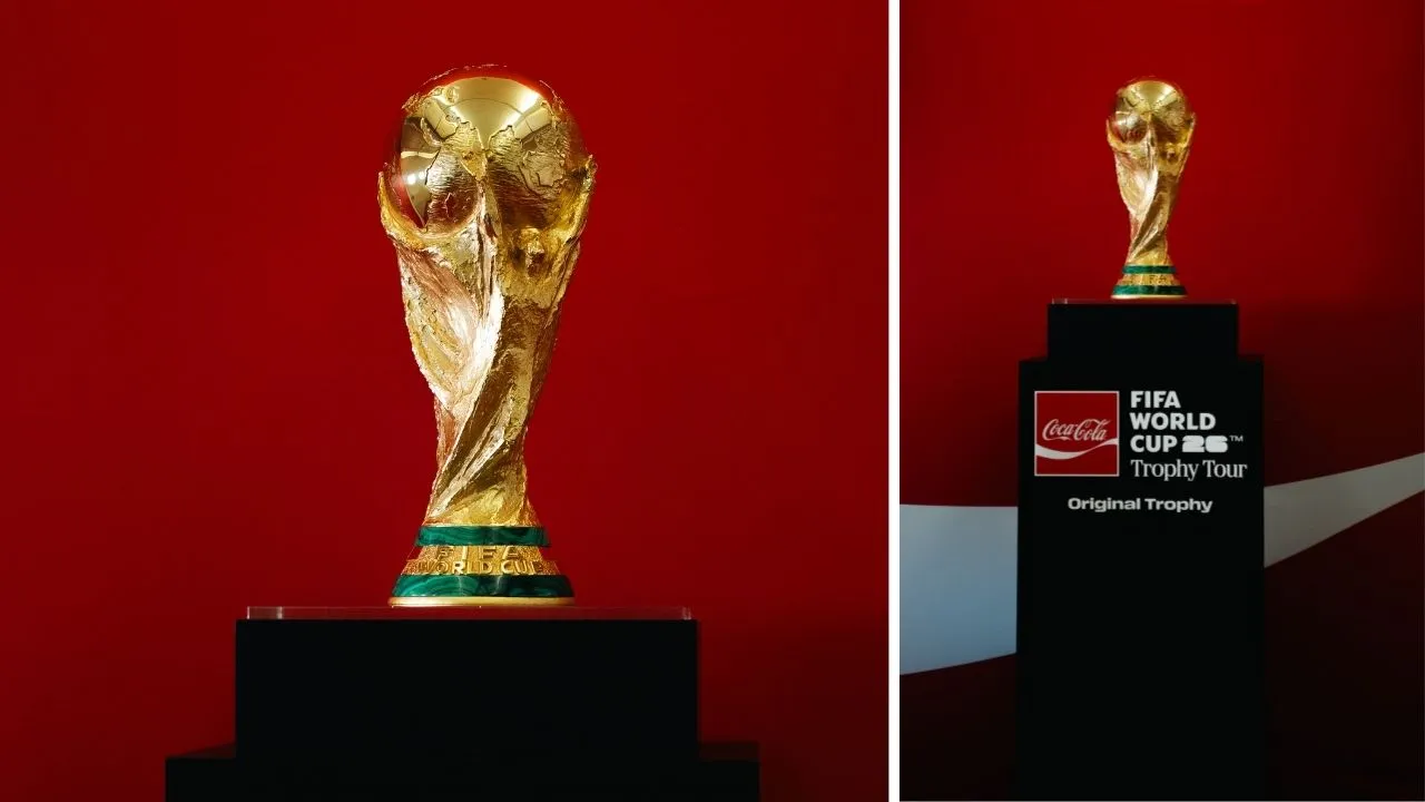 Trofeo de la Copa Mundial de la FIFA El trofeo de la Copa Mundial de la FIFA estará en Bogotá durante dos días: ¿cuándo y dónde tomarse la foto?
