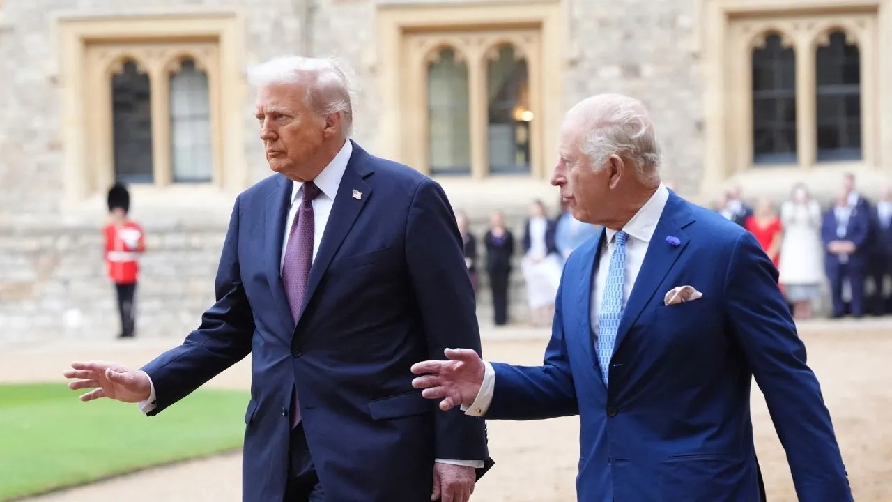 Trump inicia visita oficial al Reino Unido con recepción en Windsor Trump regresa a Reino Unido bajo la sombra del caso Epstein