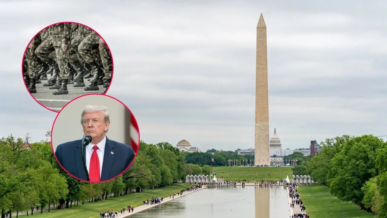 Trump visita tropas en D.C. mientras crece el rechazo ciudadano Trump defiende el despliegue de la Guardia Nacional en Washington
