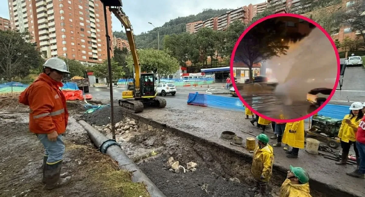 Tubería Usaquén ¿Cuándo vuelve el agua a Usaquén? Esto se sabe del daño en una tubería en el norte de Bogotá