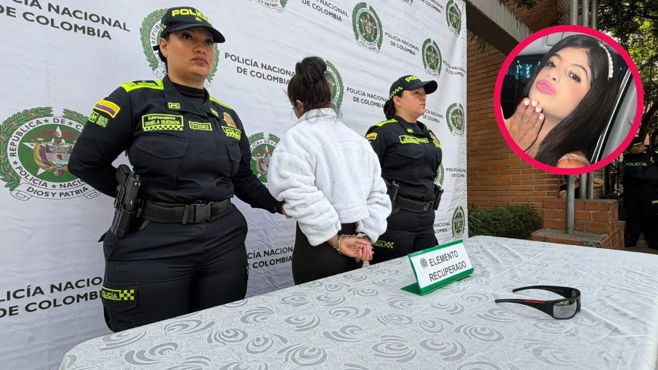 'Valentina Mor' Velásquez durante el momento de su captura en Medellín. Así fue la captura de 'Valentina Mor', señalada por drogar y robar a extranjeros en Medellín