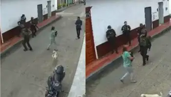 Video captó el ataque de un francotirador contra policías en Ragonvalia. Video: así fue el ataque de un francotirador contra policías en Norte de Santander