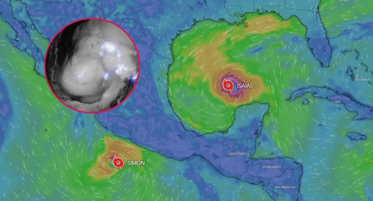 Video Huracán Isaías hoy Tenebroso video de Isaías, el huracán que tiene en alerta al Golfo de México: ¿qué se espera hoy?