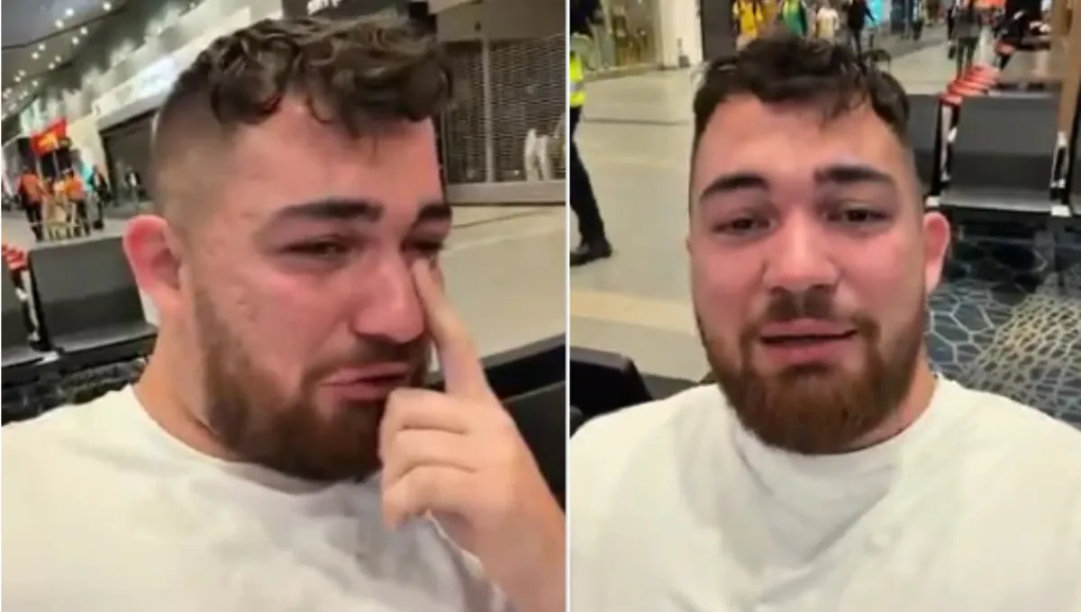 Video muestra a viajero que denunció entre lágrimas a Avianca por cancelación. Viajero rompió en llanto tras denunciar problema con Avianca rumbo a Toronto: ¿qué pasó?