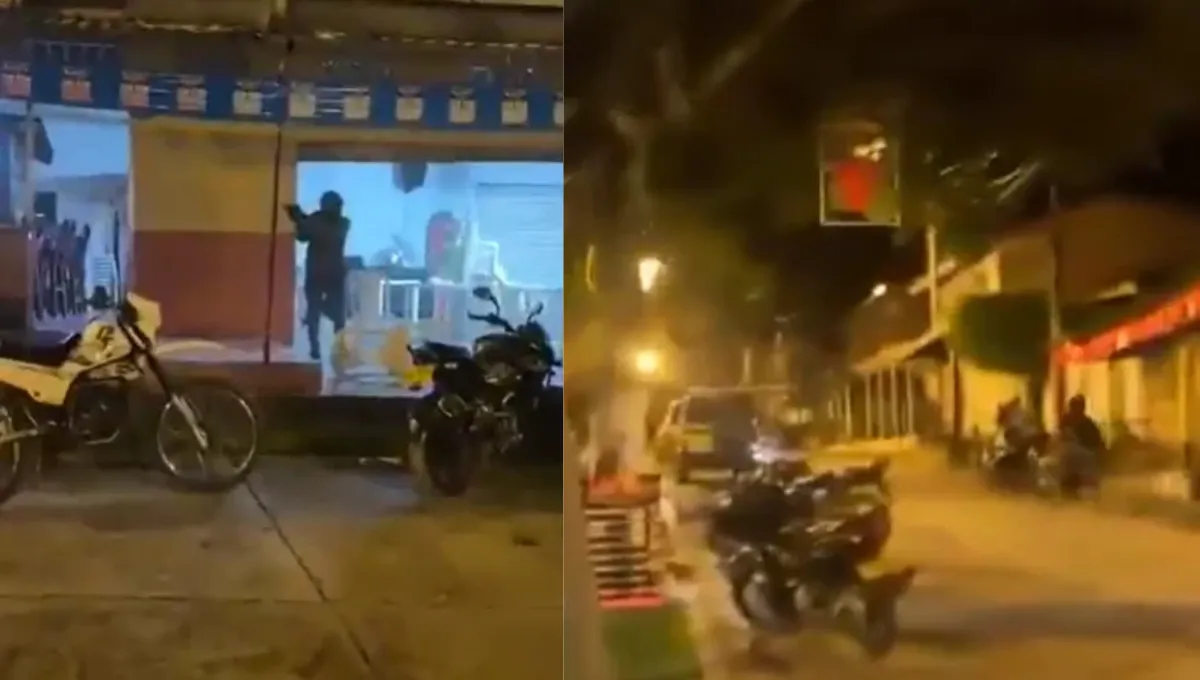 Video muestra ataque armado contra policías en La Marina, Tuluá: un muerto y un herido. En video: así fue el ataque armado contra policías en Tuluá que dejó un uniformado muerto