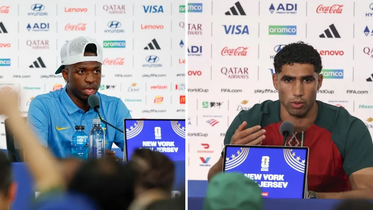 Vinicius Junior y Achraf Hakimi ¿Qué pasó con Hakimi y Vinicius? La controversia de la FIFA por el uso del español en el Mundial