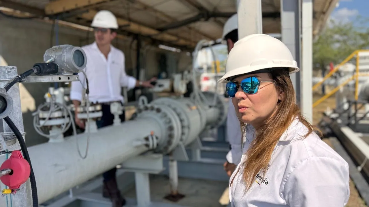 Visita del MinEnergía a Ballena Regasificadora de Ballena podría responder por el 40 % de la demanda nacional de gas