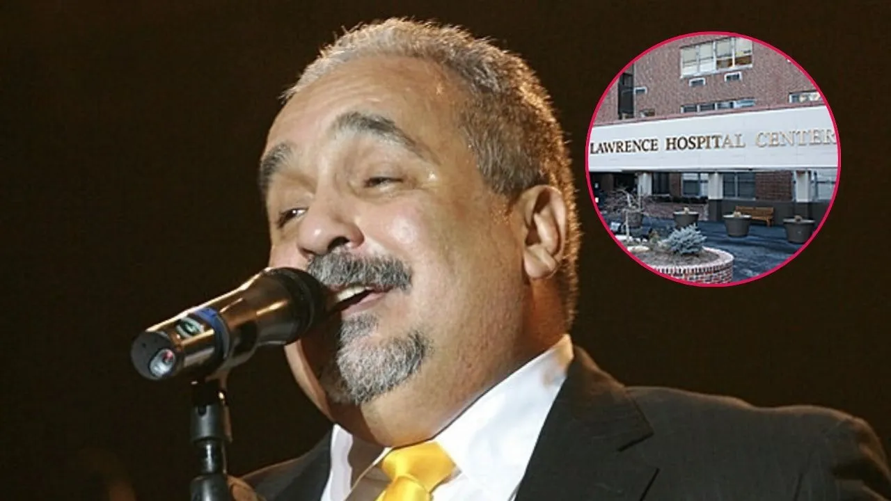 Willie Colon durante un concierto y fachada del Lawrence Hospital Center Alerta por el estado de salud de Willie Colón, figura mítica de la música latina